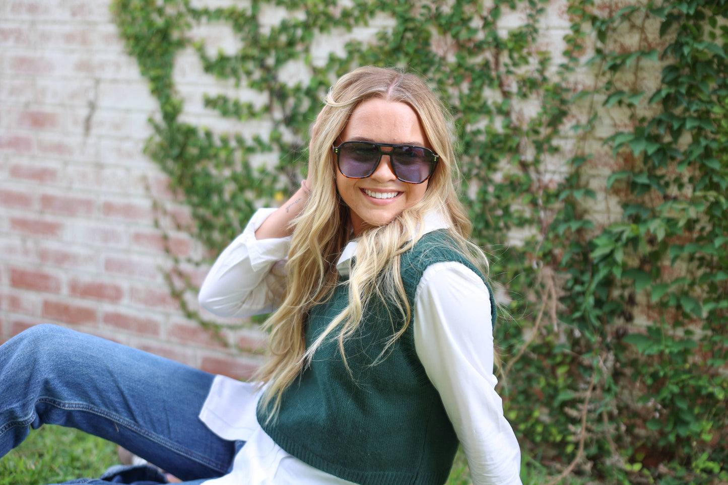 Skye - Unisex Oversized Aviator: Amber Fl/Tx Dax