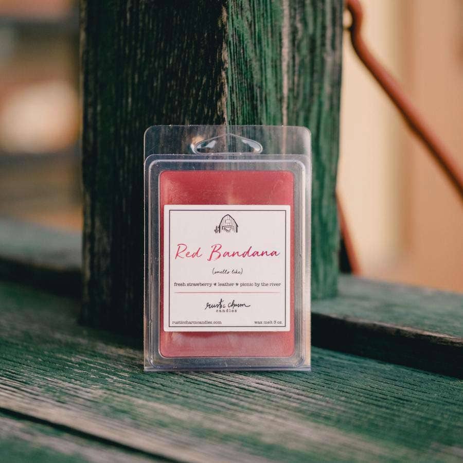 Red Bandana Wax Melt