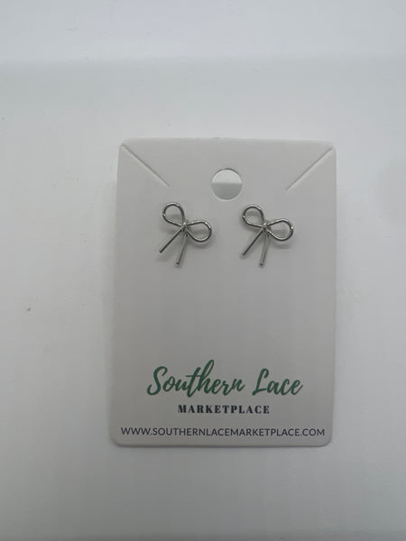 Bow stud earrings Ace