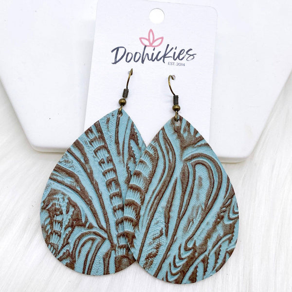 Cowgirl Swag Deep Bourbon Collection -Earrings:  Mini 1.5" Doohickie