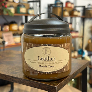 Leather Texas Expressions Candle 16 Oz