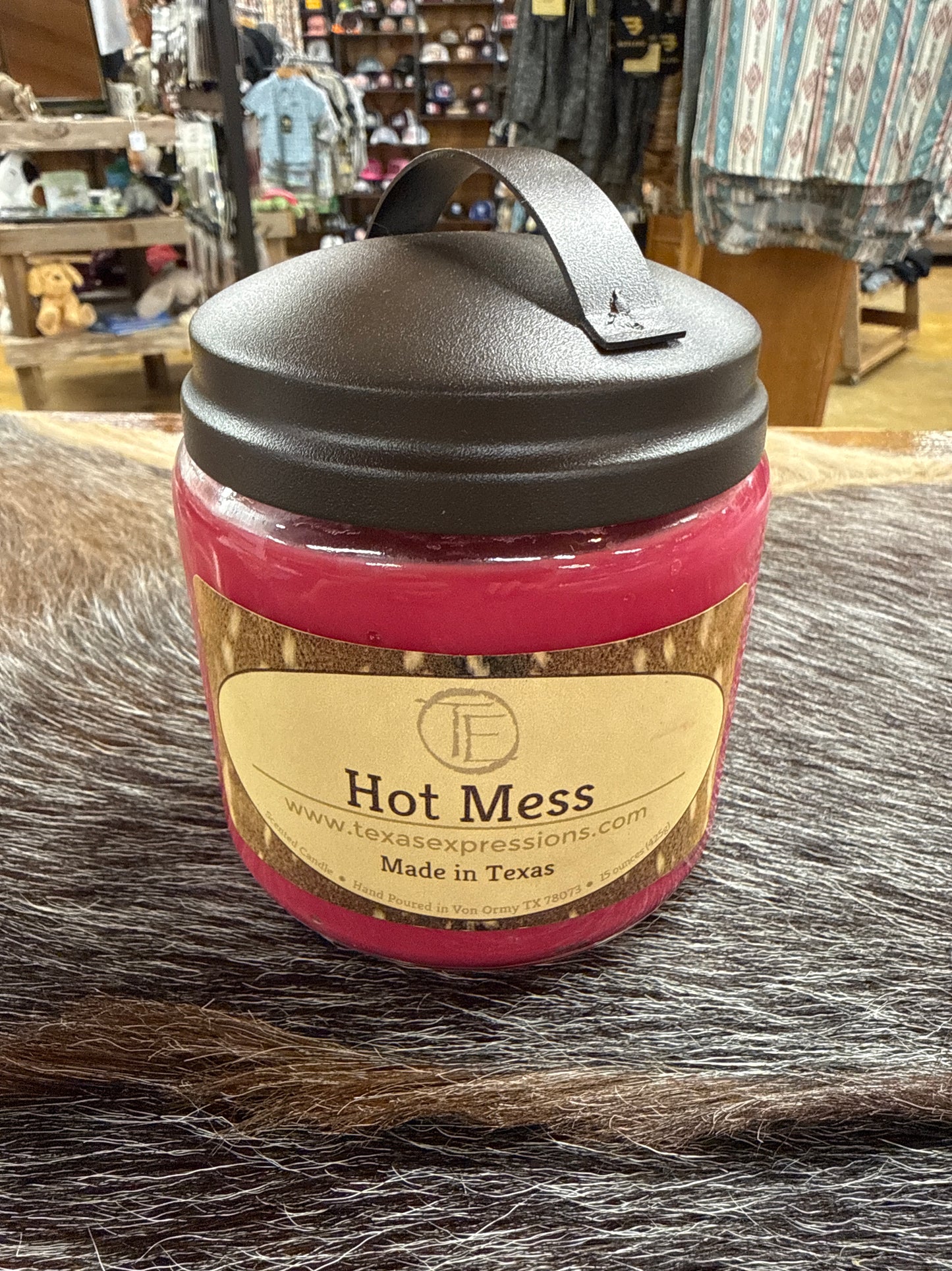 Wild West / Hot Mess Both are Cinnamon Scent Texas Expressions Candle