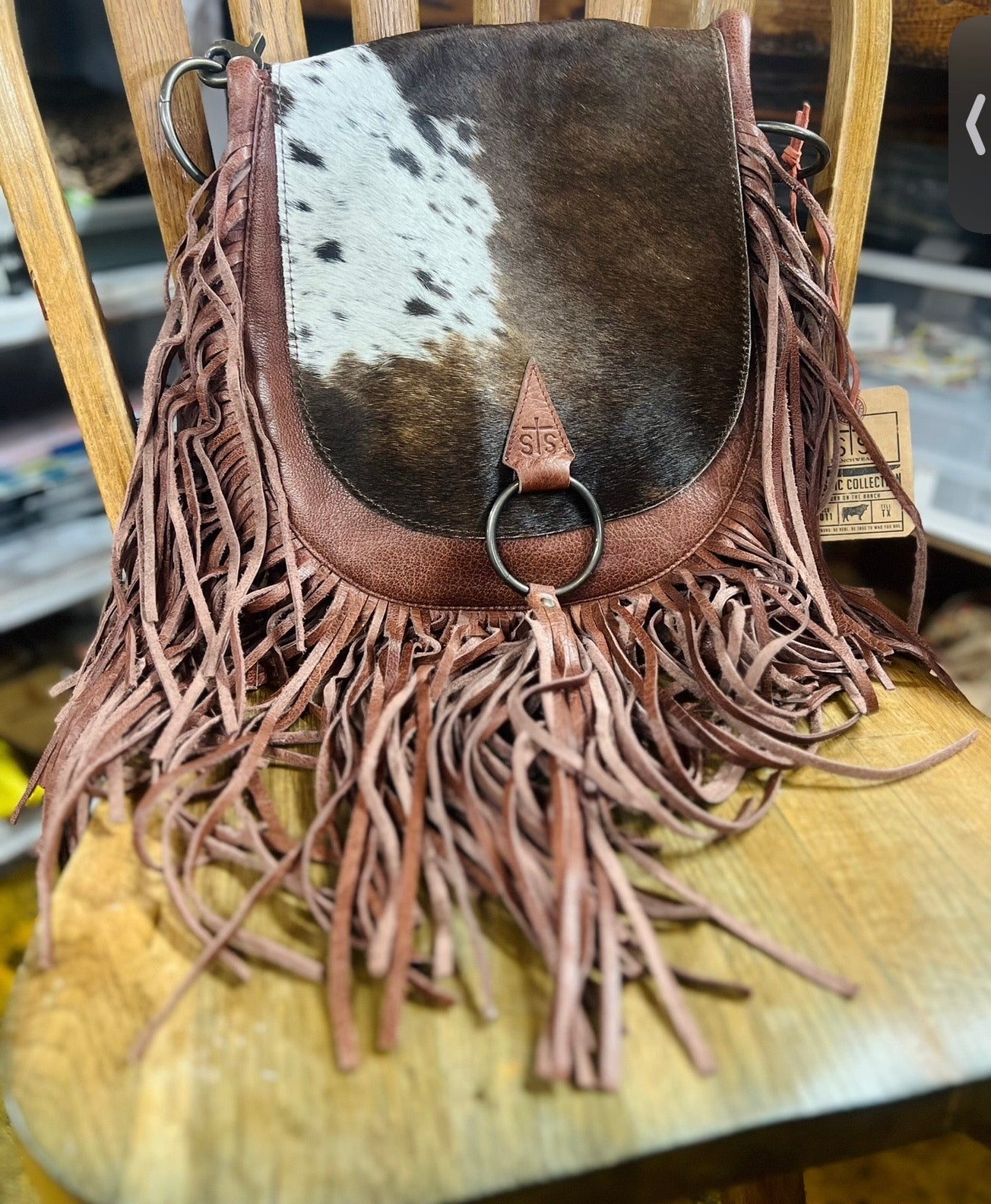 Indie Cowhide Saddlebag STS Ranchwear 35273