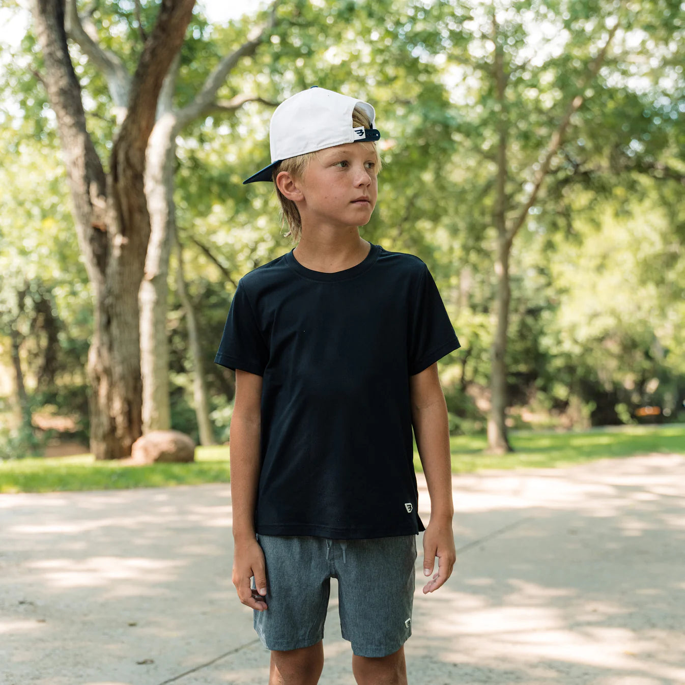 Youth Black Go To Tee Burlebo Y-GTT-BLK FL