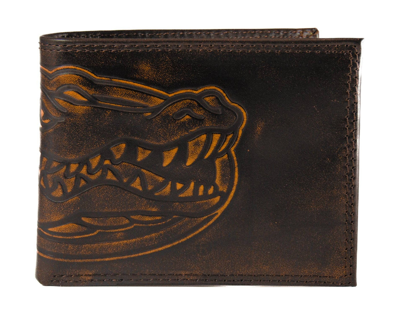 Florida Gators Zep Burnished Leather Bifold Wallet