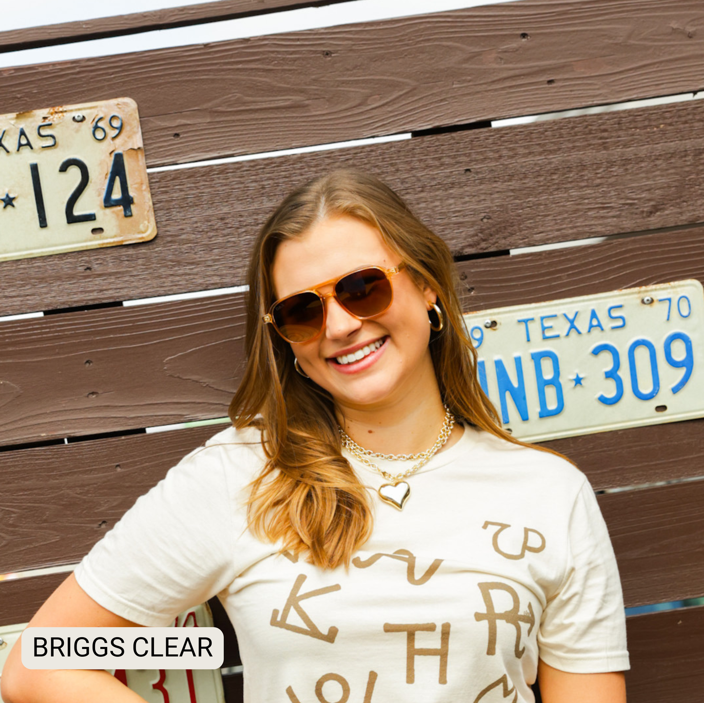 Briggs - Women's Polarized Small/ Medium Aviator: Black Gradient Fl/Tx