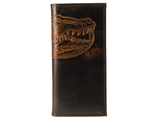 Florida Gators Zep Burnished Leather Secretary Wallet