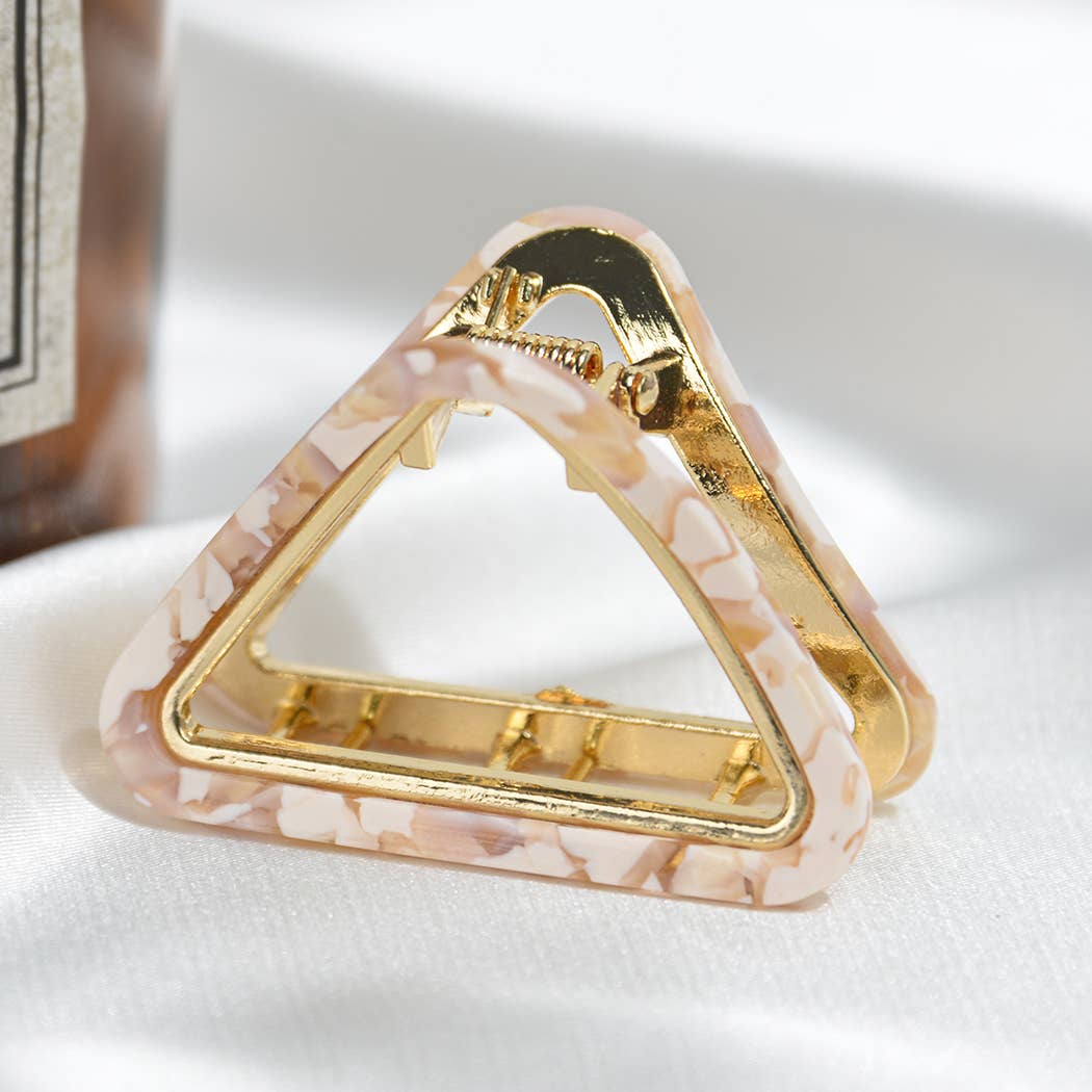 French Minimalist Triangular Claw Clip, Eco-Friendly: Diva