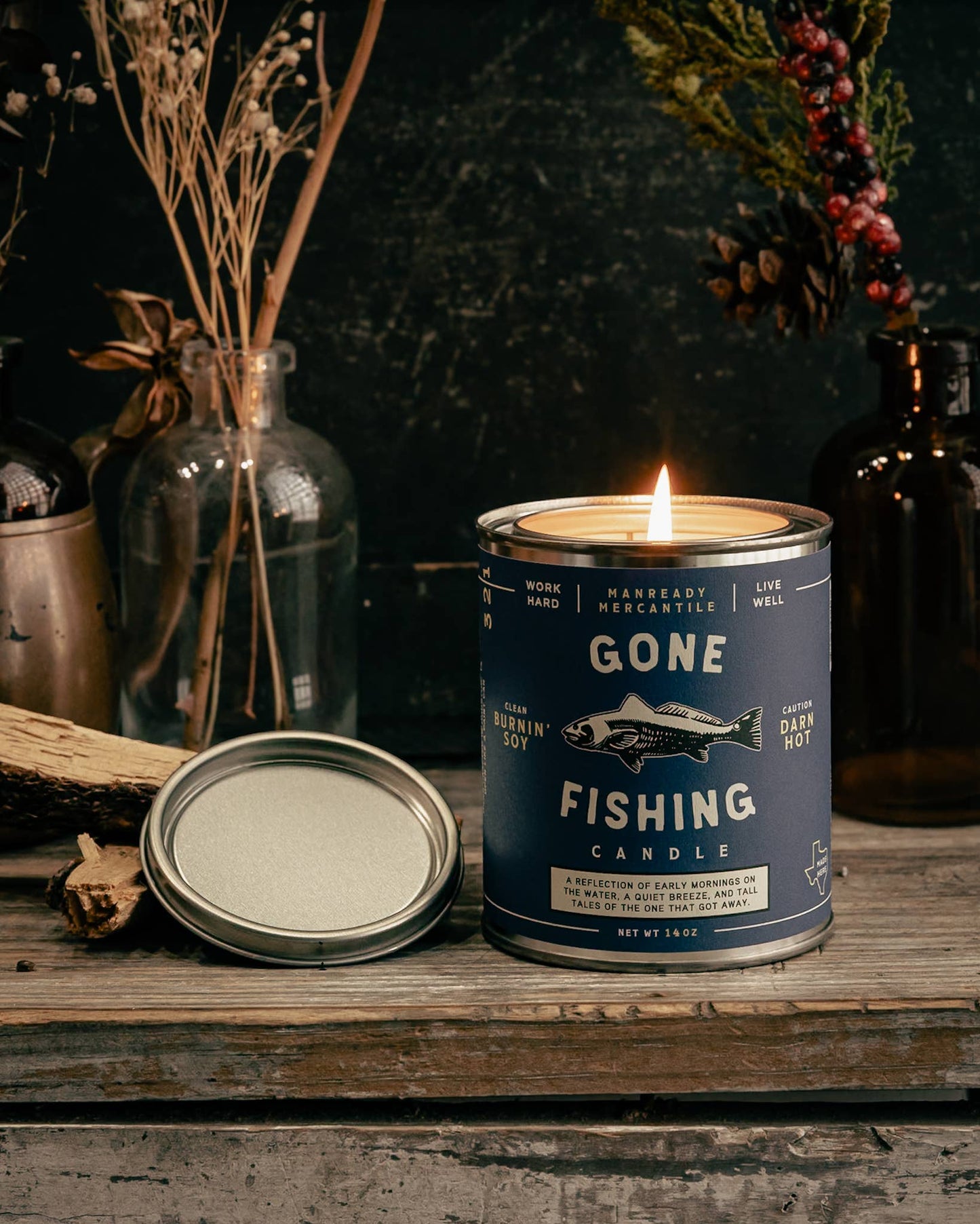 Candle | The Americana Men’s Series | Gone Fishing