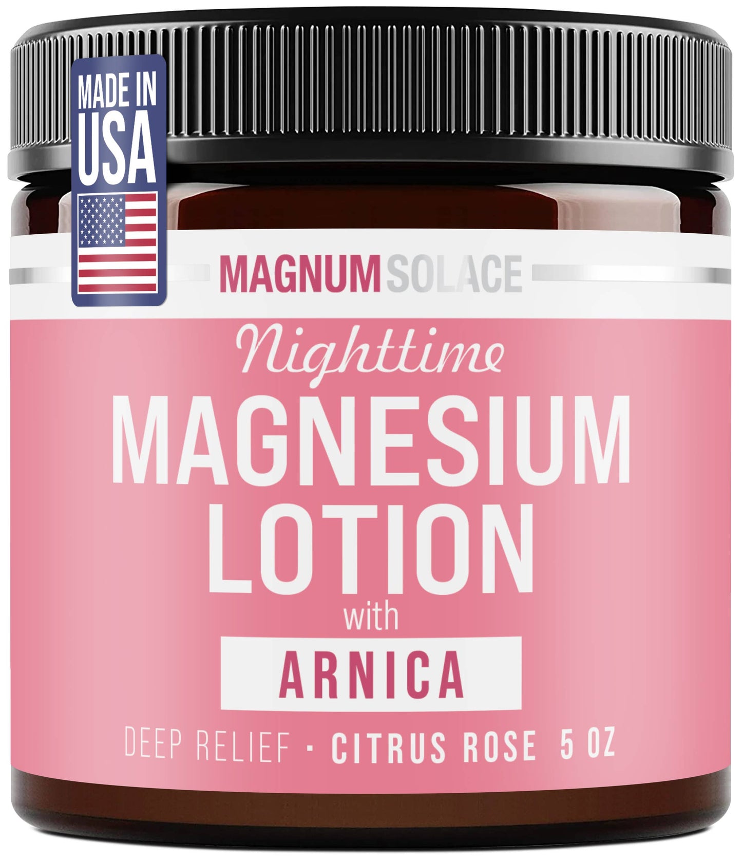 Nighttime Magnesium Lotion with Arnica: Citrus Rose