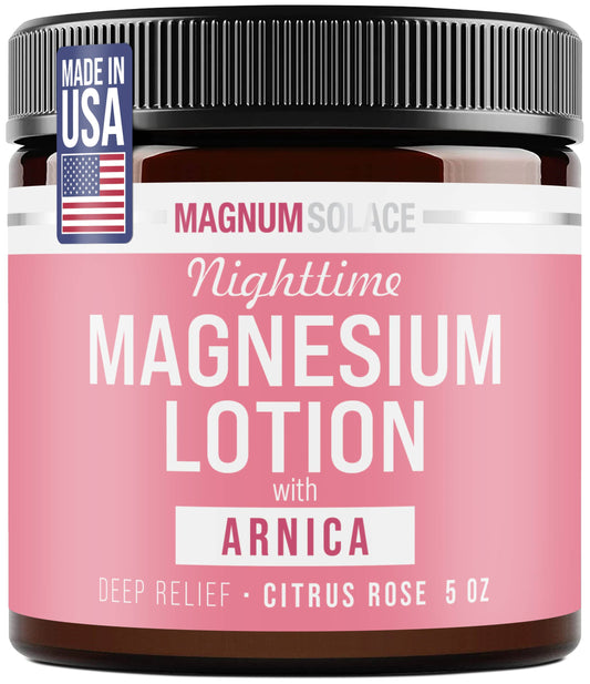 Nighttime Magnesium Lotion with Arnica: Citrus Rose