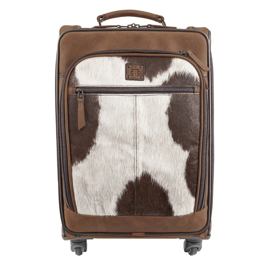 Cowhide Rolling Suitcase STS Ranchwear 30092