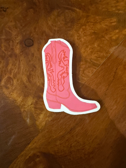 Pink and Red Cowgirl Boots