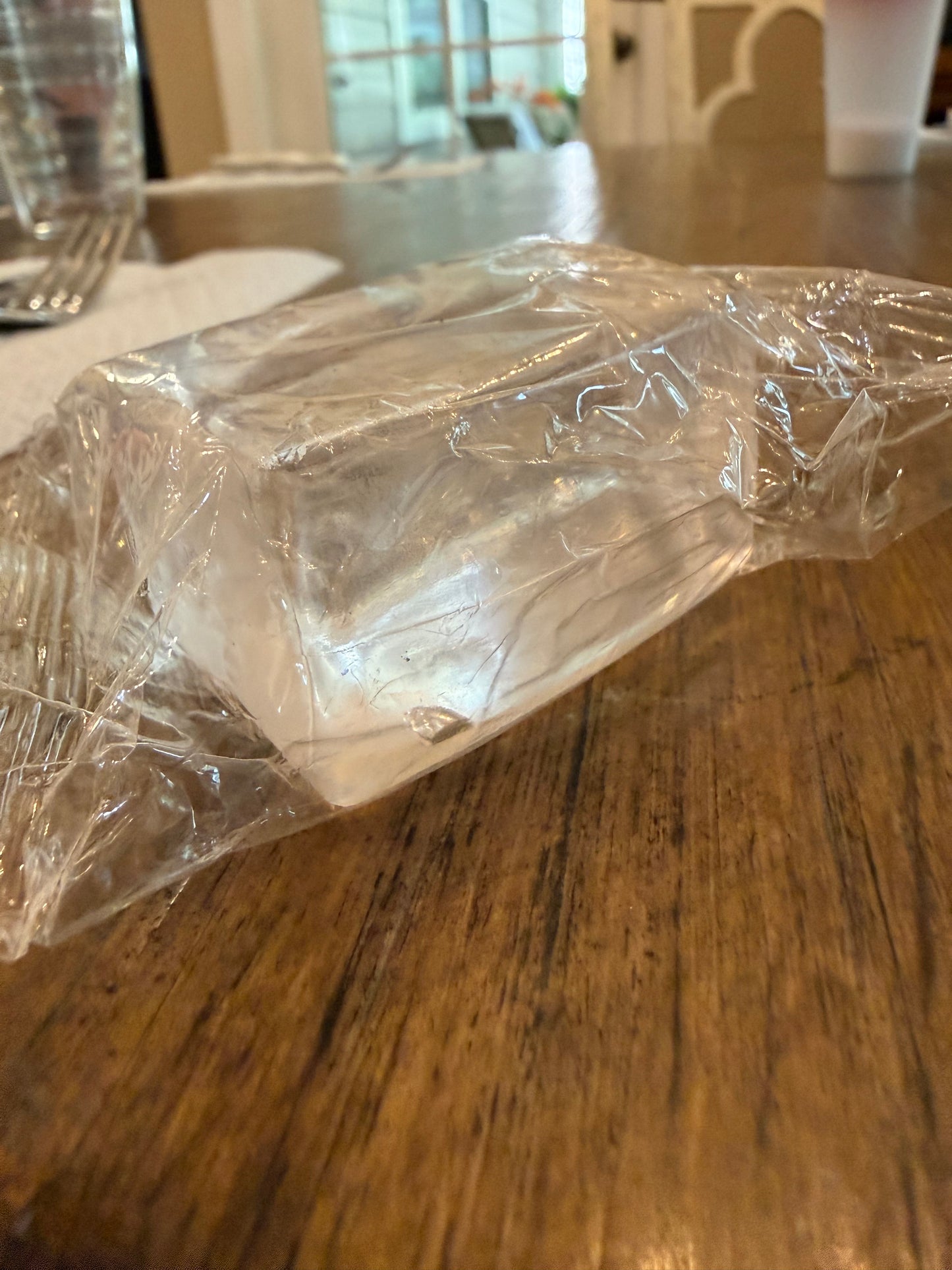 Clear Squishy Cube Toy