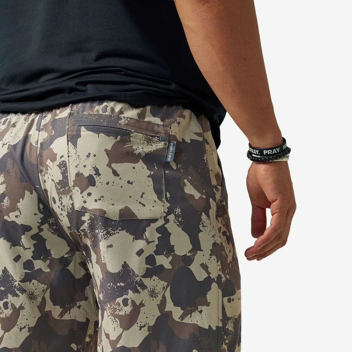 Splatter Camo Burlebo Athletic Shorts AS-SPLAC Tx