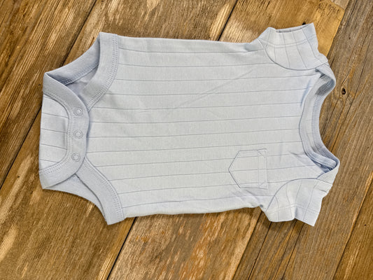 Blue Stripe Boys Onesie