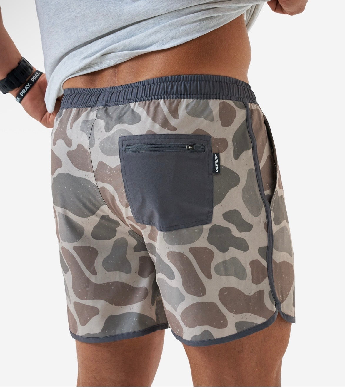 Jumbo Deer Camo Burlebo Swim Trunks Tx/Fl
