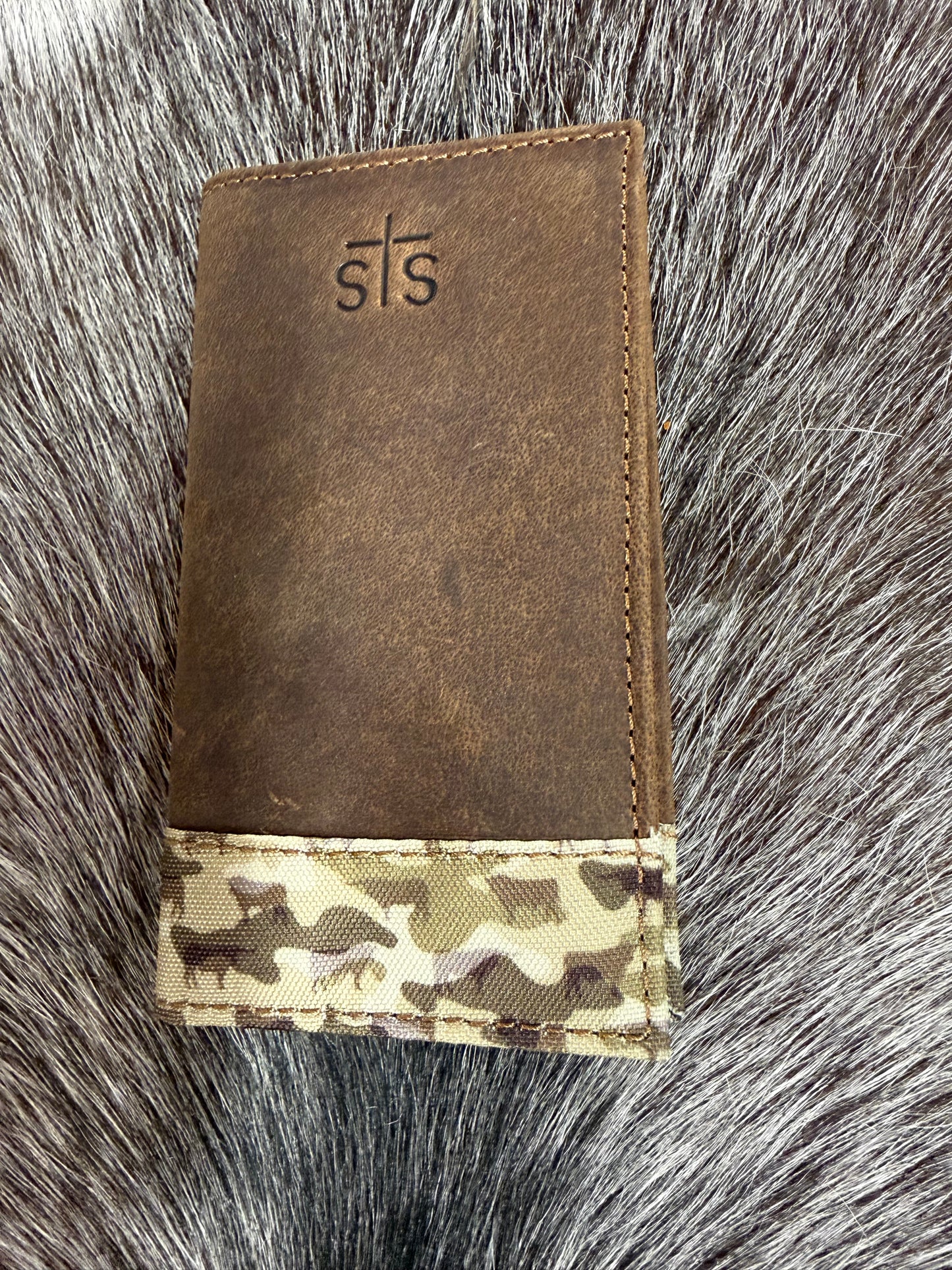 Bull Camo Long Bifold Wallet 60004 STS Ranchwear