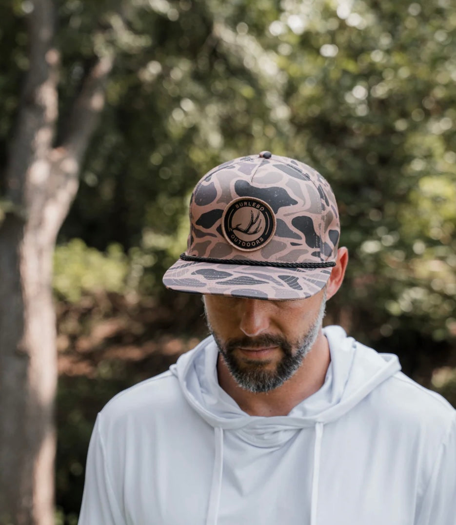 Gauge Camo Antler Patch Cap Burlebo