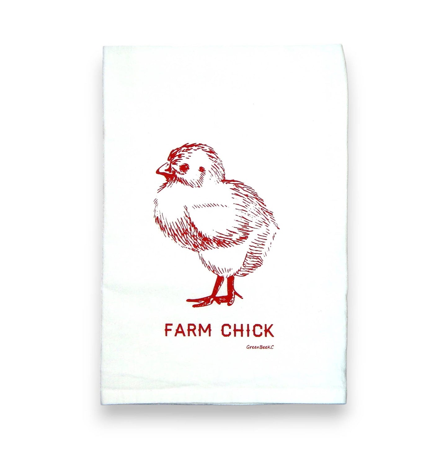 Farm Kicthen Towel | Tea Towels | Chicken Dish Towels: Black Green Bee