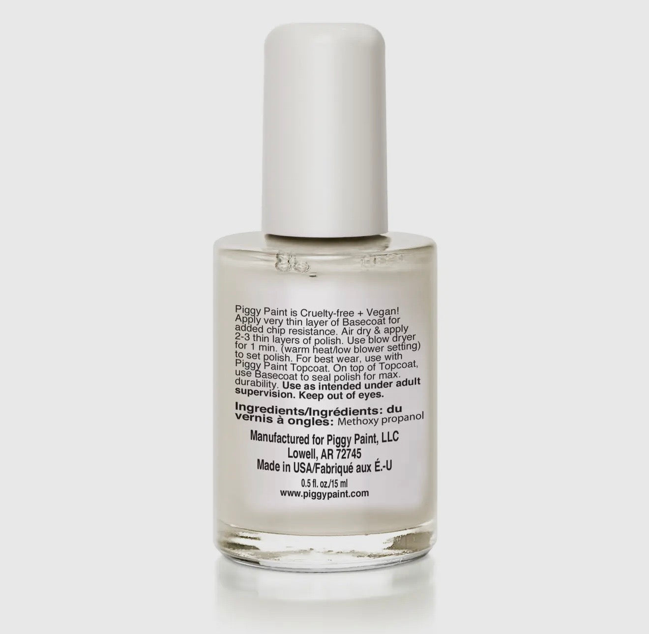 Basecoat + Sealer Nail Polish NonToxic Kids Nail Polish Piggy
