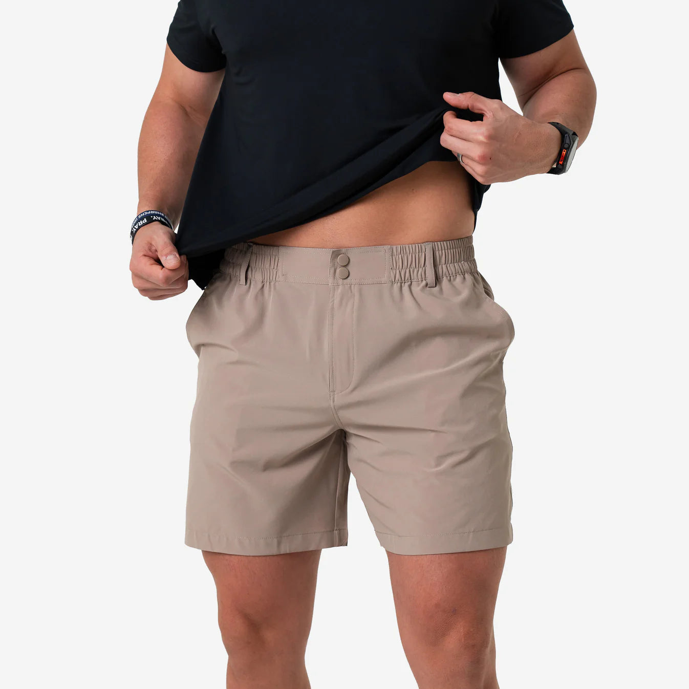 Cobblestone Khaki Everyday Shorts with Duck Hunt Pkt 5.5” Tx