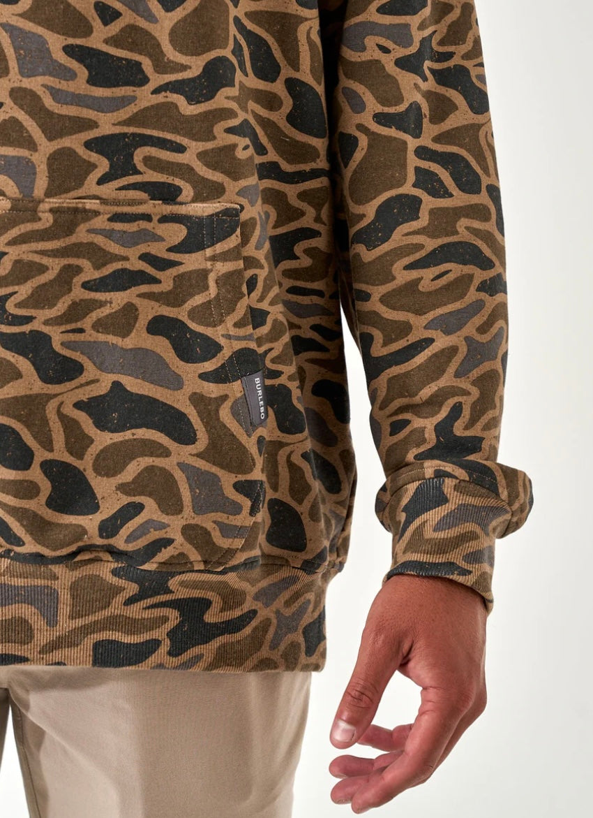 Gauge Camo Fleece Hoodie Burlebo