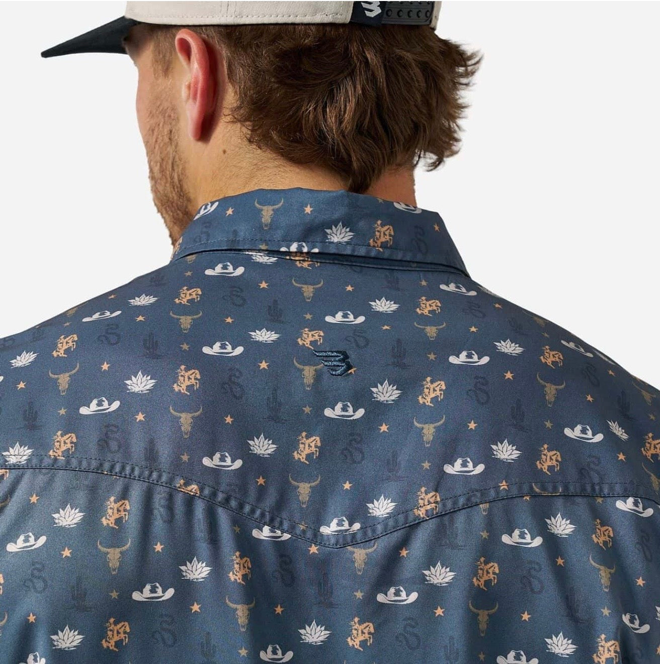Desert Night Burlebo Western Performance Shirt Tx/ Fl PWS-DESN