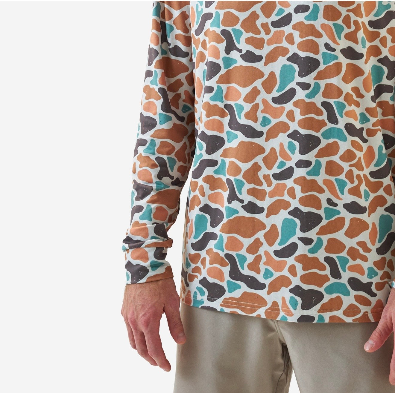 Bayside Camo Performance Hoodie With UPF 50 Tx/ Fl
