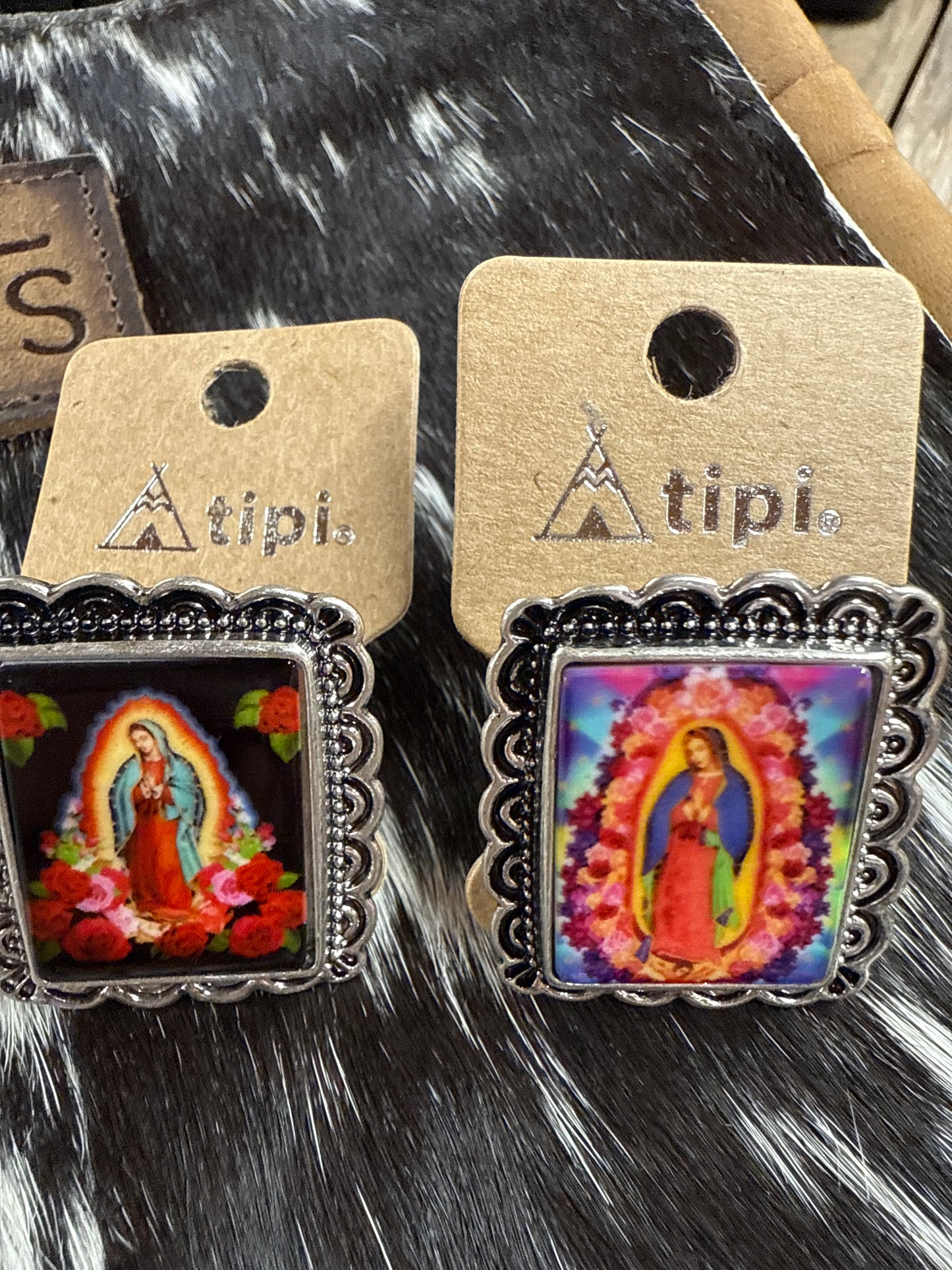 Virgin Mary Stretchy Rings