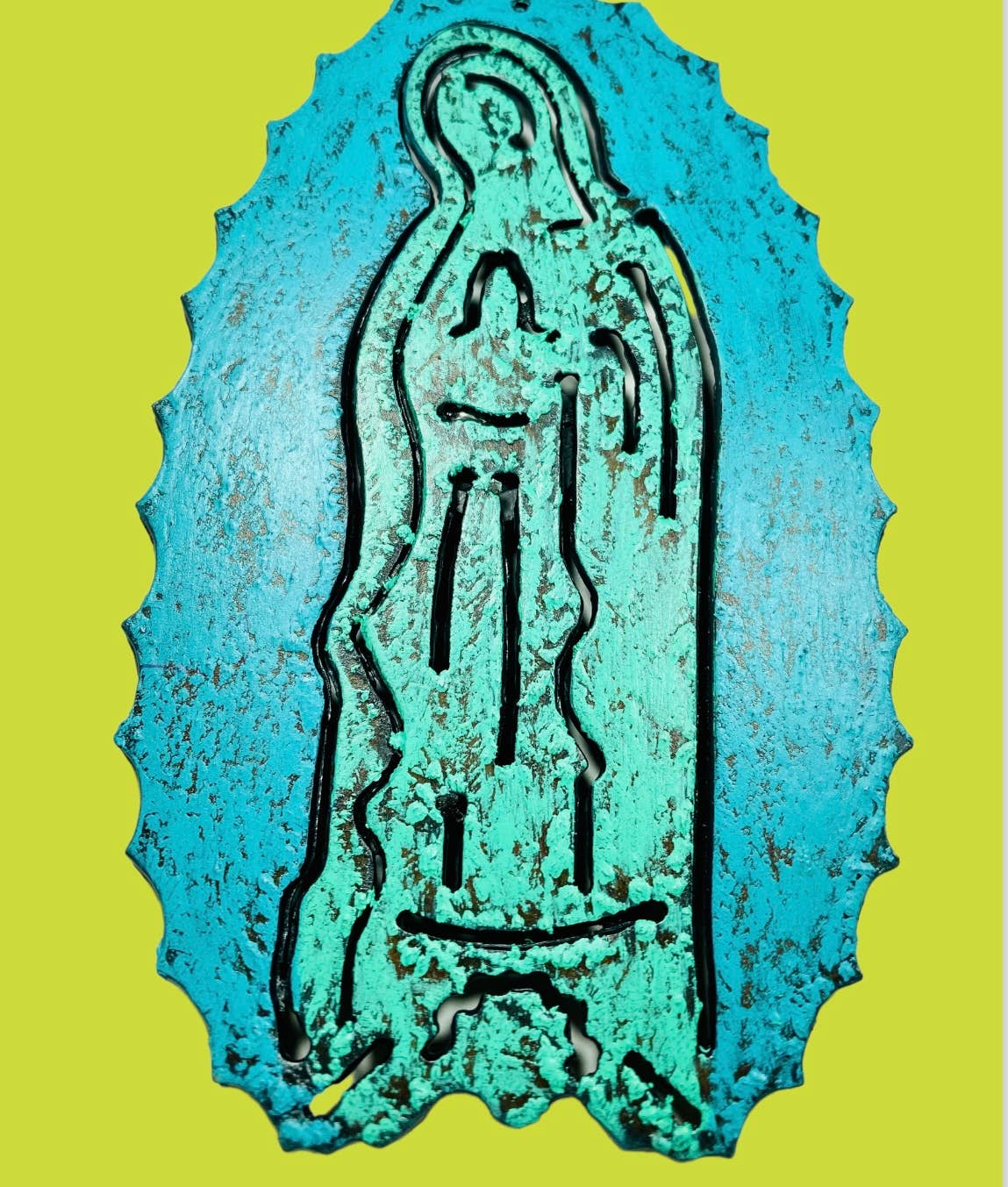 Magnet Guadalupe religious gifts Catholic bookstore metal