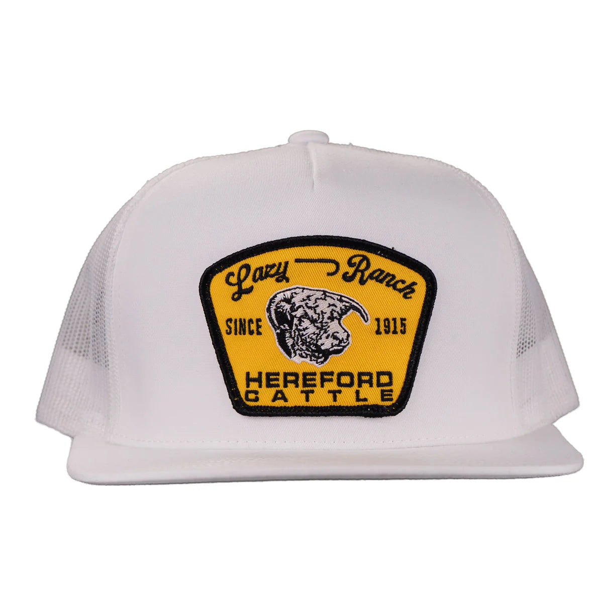 LAZY J RANCH BLACK GOLD HOT SHOT CLASSIC FIVE PANEL TRUCKER HAT