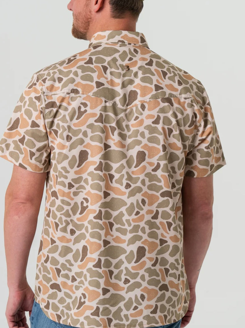 Venado Camo Performance Western Shirt Burlebo