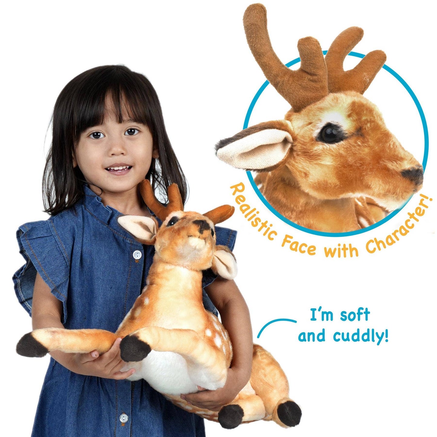 Dorbin The Deer | 21 Inch Stuffed Animal Plush | Viahart