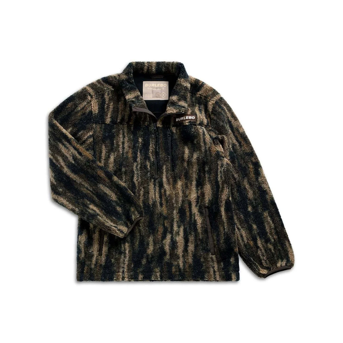 Midland Camo Burlebo Quarter Zip Sherpa MIDCQZ TX