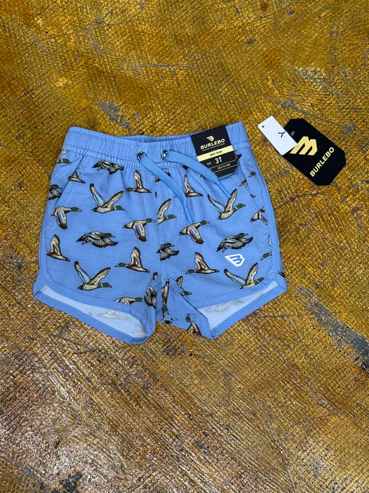 Youth Swim Trunk Jumbo Mallards Blue Fl