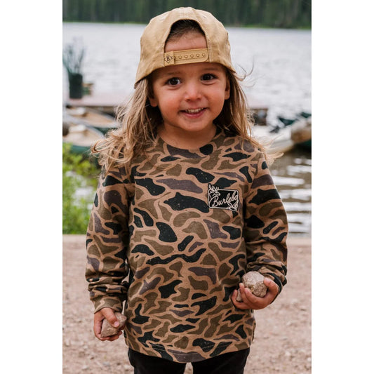 Longe sleeve GaugeCamo T Shirt Youth Burlebo