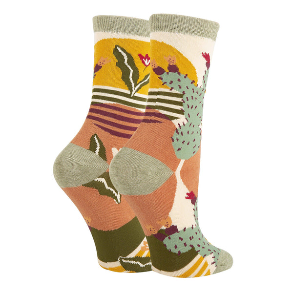 Sol De Cactus | Women's Western Premium Cotton Crew Socks Oooh Yeah socks