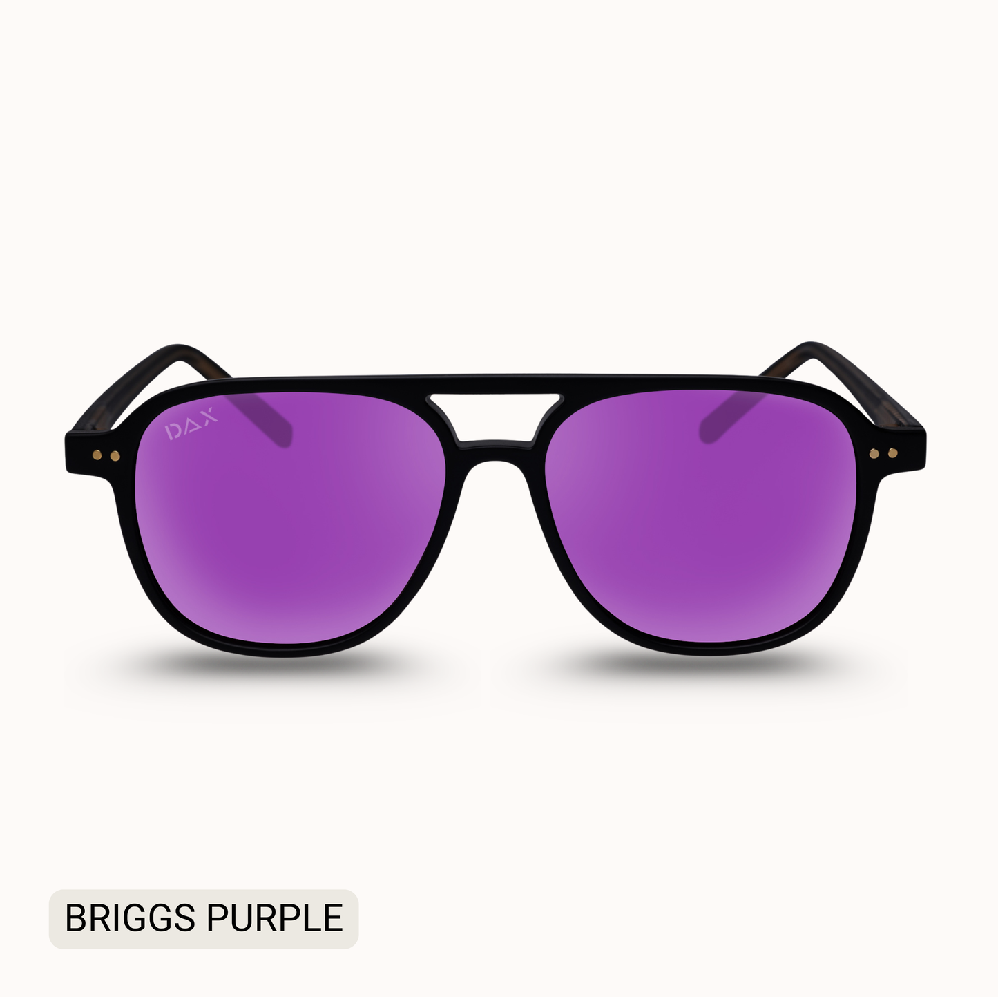 Briggs - Women's Polarized Small/ Medium Aviator: Black Gradient Fl/Tx