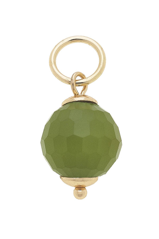 Resin Bead Charm: Lime Green