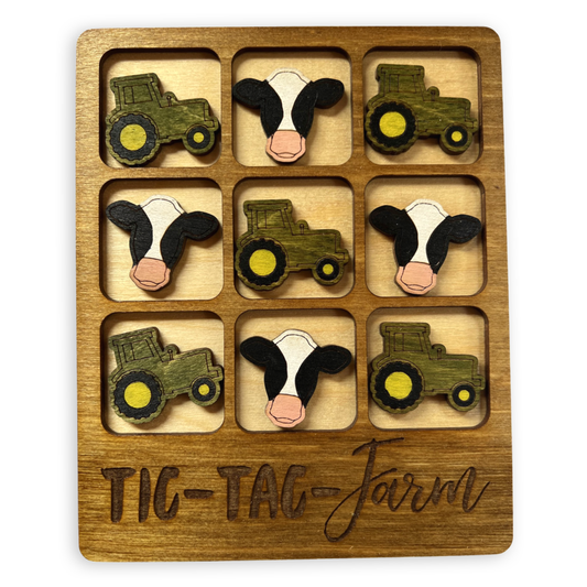 Farmer Gift - Tic-Tac-Toe Farm Game