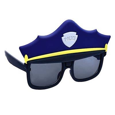 Lil Characters Police Cap Sun-Staches H2W Fl/ Tx