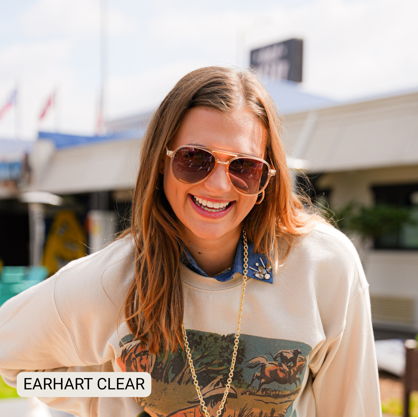 Earhart - Women’s Aviator Sunglasses–Polarized Everyday Chic: Hot pink Tx Dax