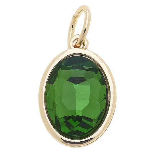 Glass Birthstone Charm: August / Peridot