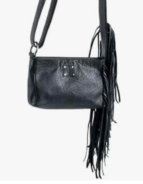 Rhapsody Black Fringe Crossbody STS Ranchwear 33450