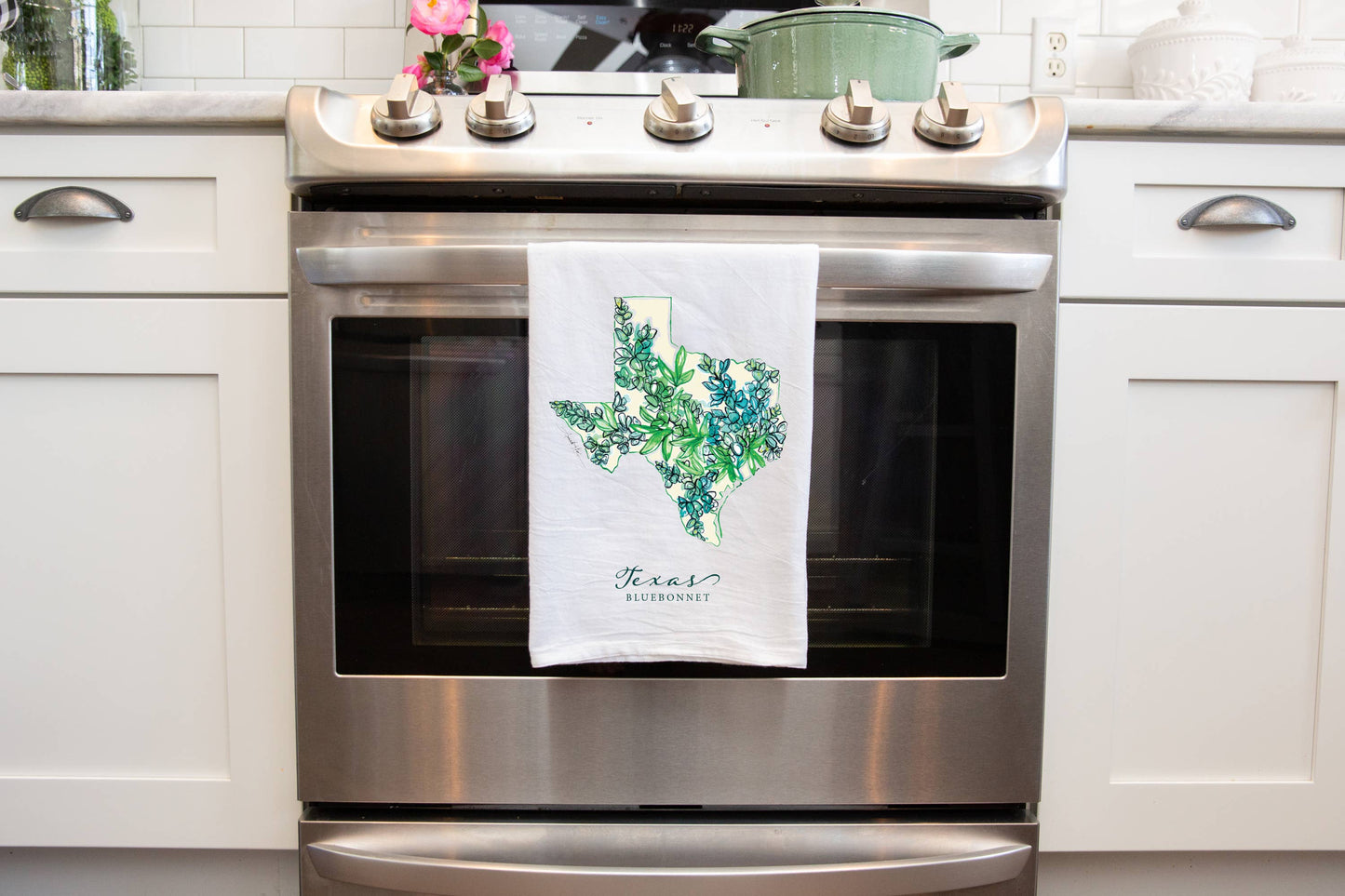 Texas Flour Sack Tea Towel: Towels with Hangers