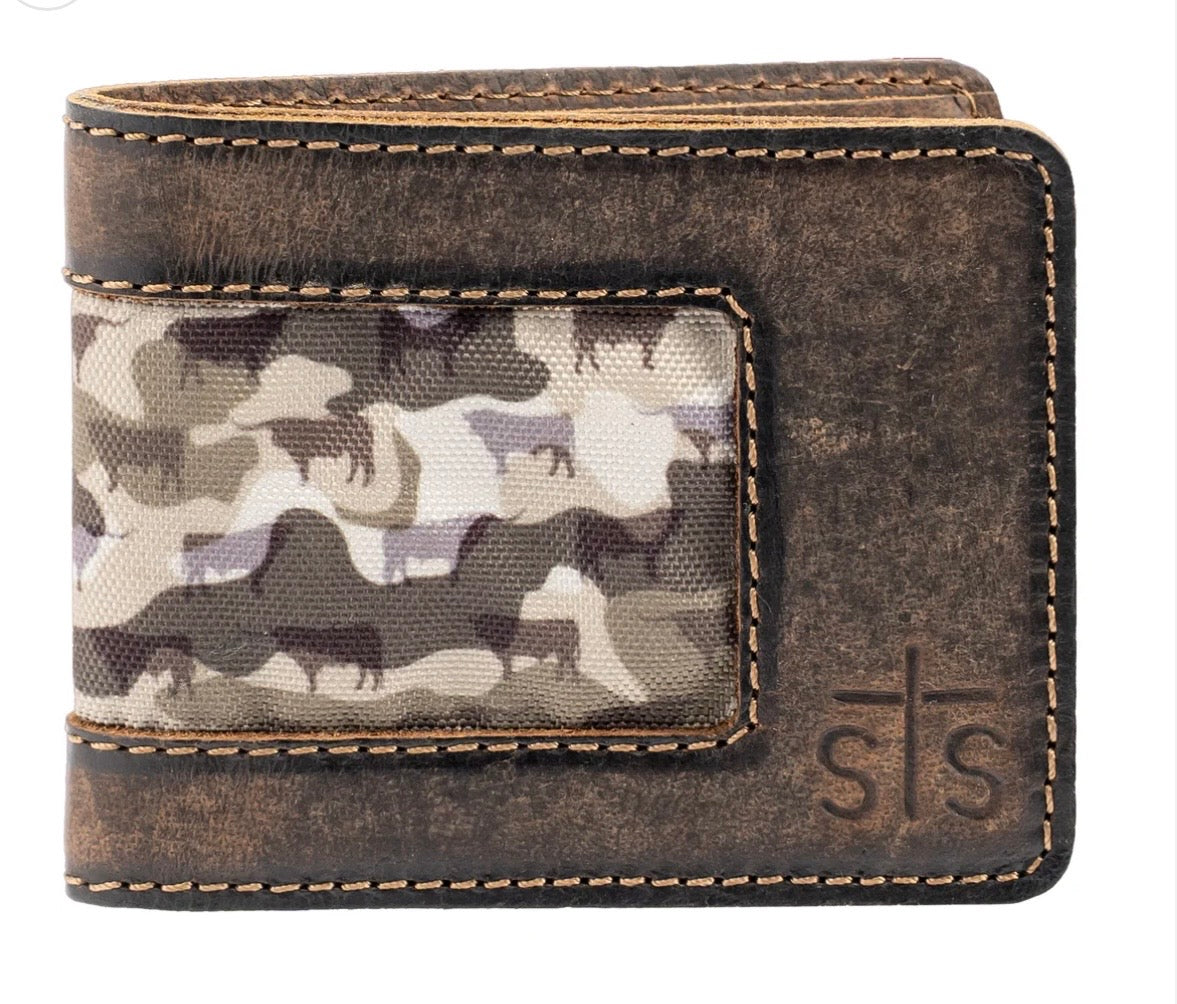 Bull Camo Bifold Wallet STS60003