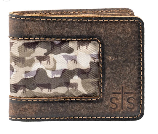 Bull Camo Bifold Wallet STS60003