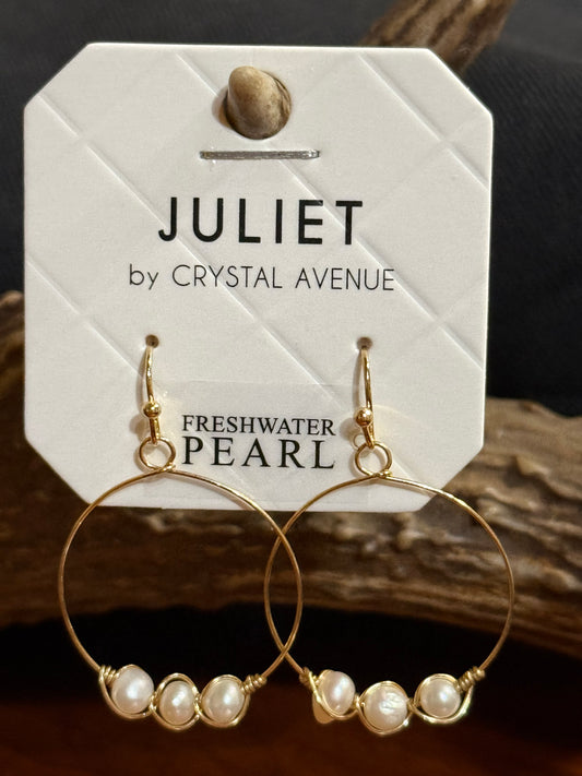 Genuine Freshwater Pearl Earrings