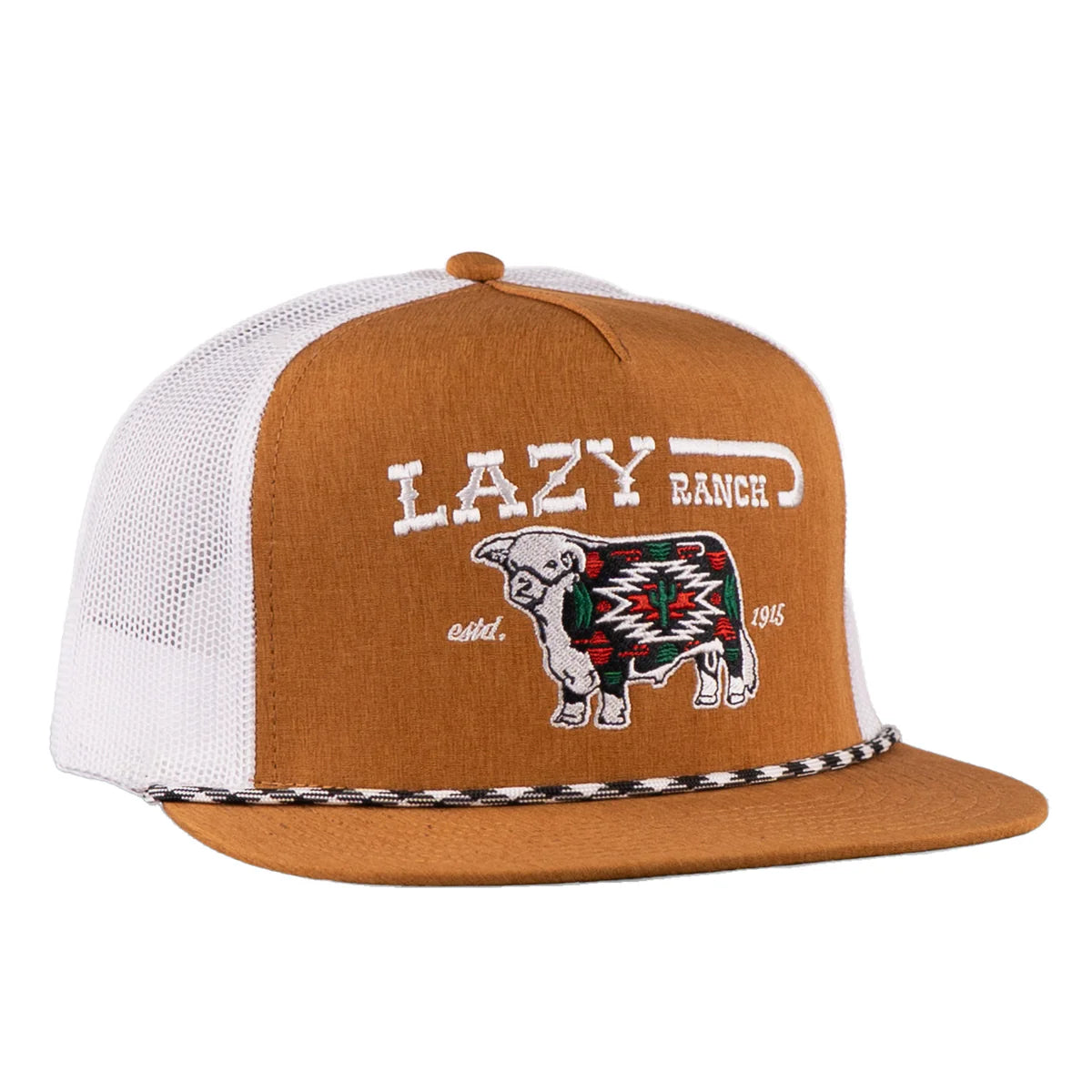 LAZY J RANCH Brown & WHITE ALPINE
CLASSIC ROPE TRUCKER
